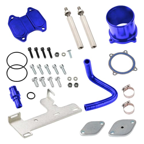 2010-2024 6.7L Cummins Dodge Ram 2500/3500 EGR Delete Kit (Blue) | EngineGo