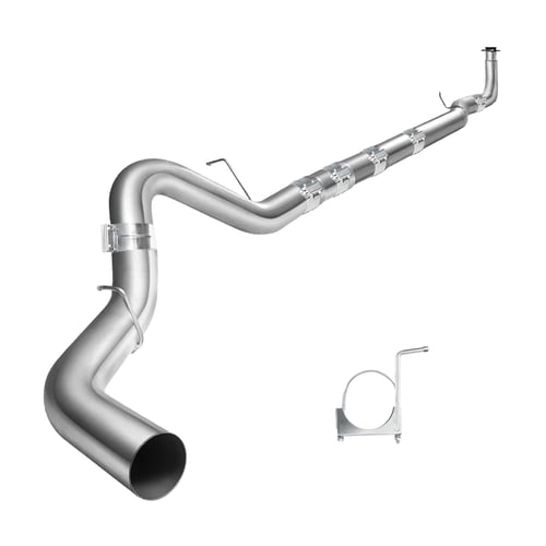 2017-2019 Downpipe-Back Exhaust System DPF Delete 5" for Chevy/GMC 2500HD/3500HD 6.6L Duramax L5P | EngineGo