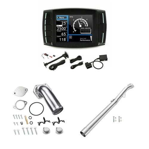 2008-2010 6.4L Powerstroke Ford F250/F350/F450 DPF/DEF/EGR Delete Silver Version | EngineGo
