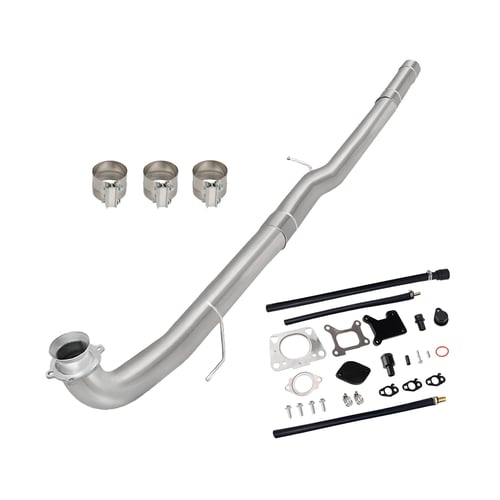 2017-2026 6.6 Duramax L5P DPF Delete Race Pipe 4" & EGR Delete Kit Chevy Silverado/GMC Sierra 2500/3500HD