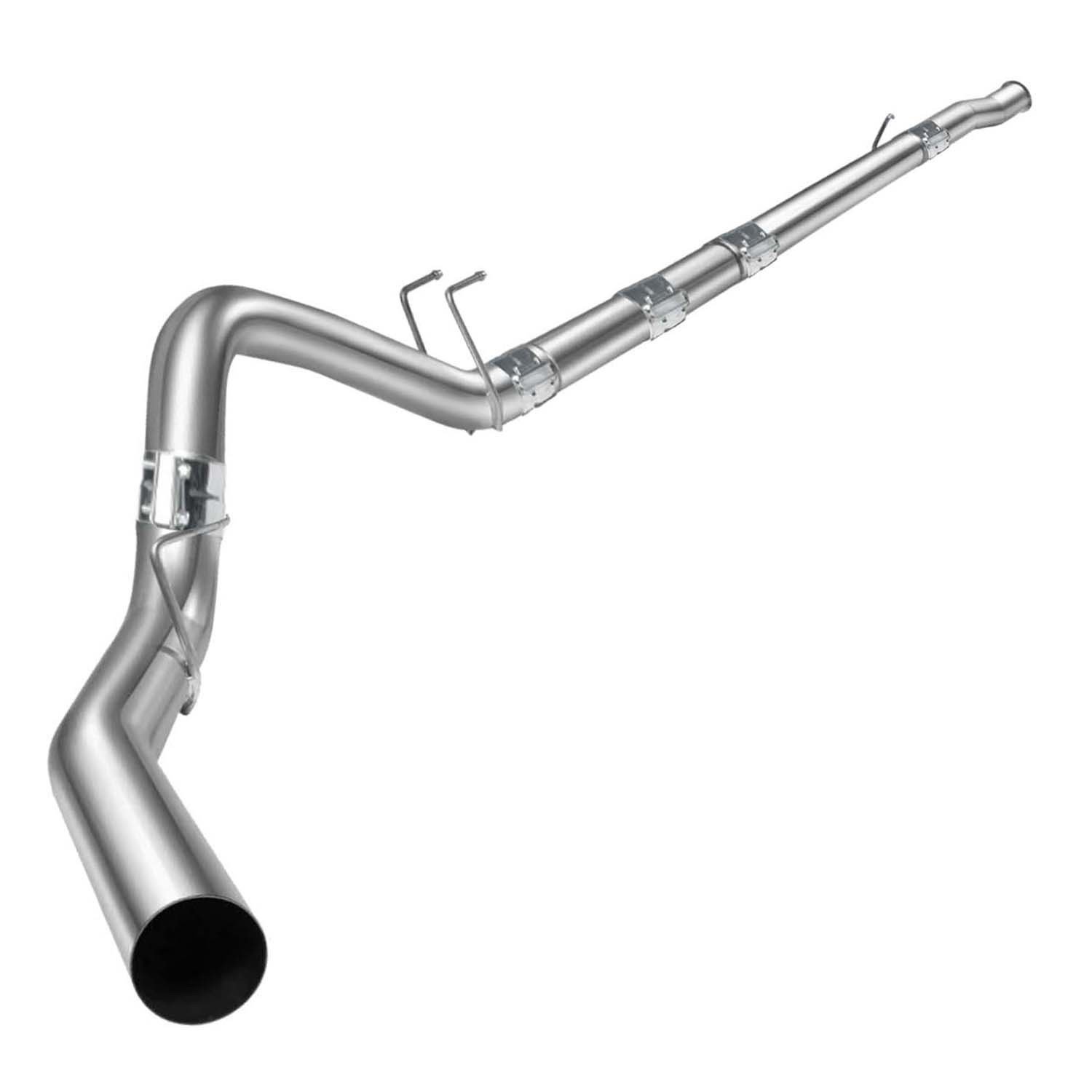 2011-2019 6.7L Powerstroke Downpipe-Back Exhaust System 4" without Muffler for Ford F250/F350/F450 SuperDuty | EngineGo