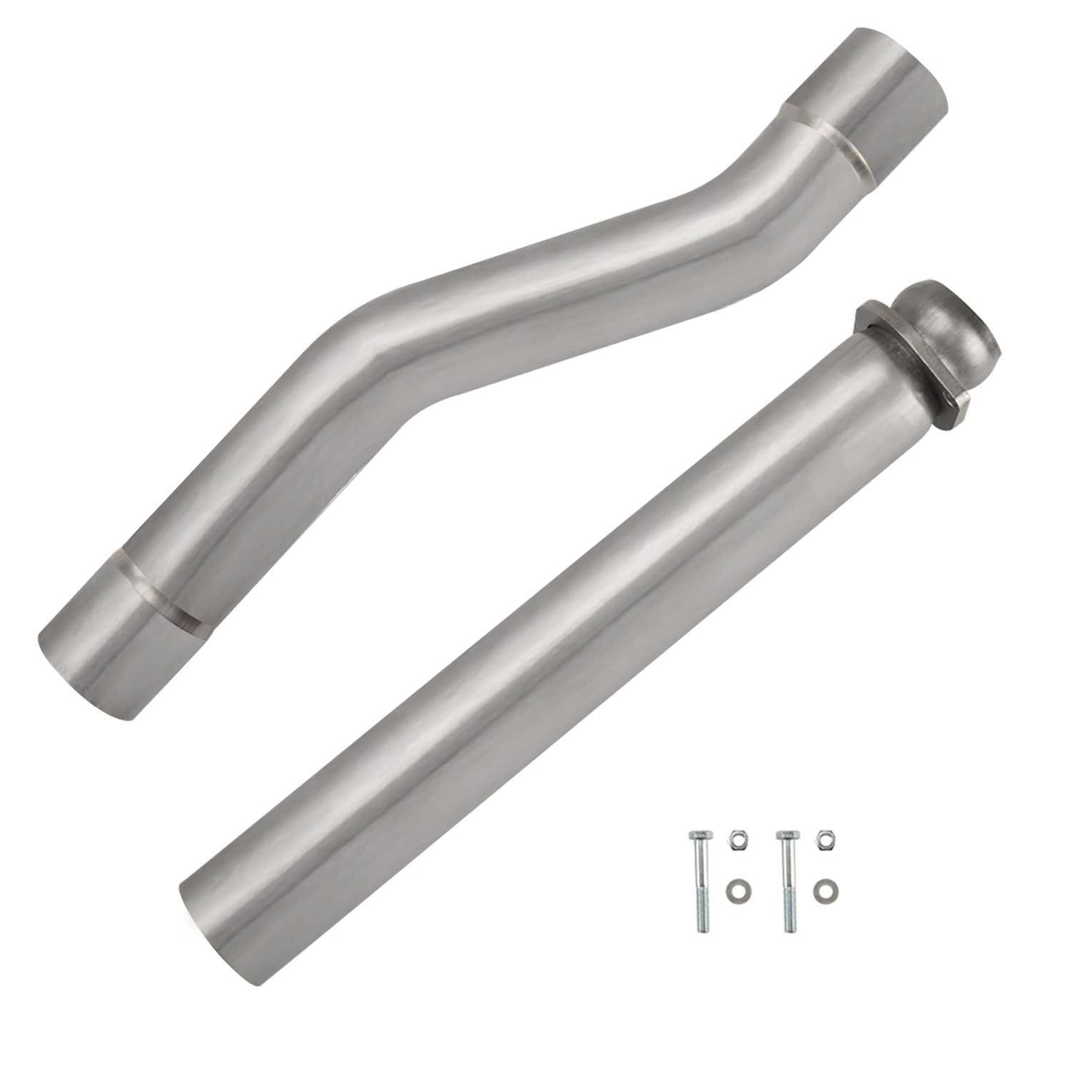 2003-2007 6.0L Powerstroke Cat & Muffler Delete Pipe 3.5" for F250/F350 | EngineGo