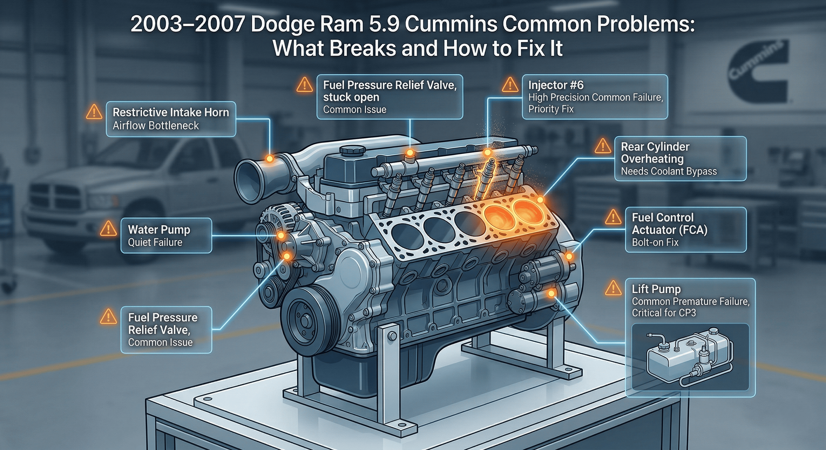 What Breaks and How to Fix It: 2003–2007 Dodge Ram 5.9L Cummins