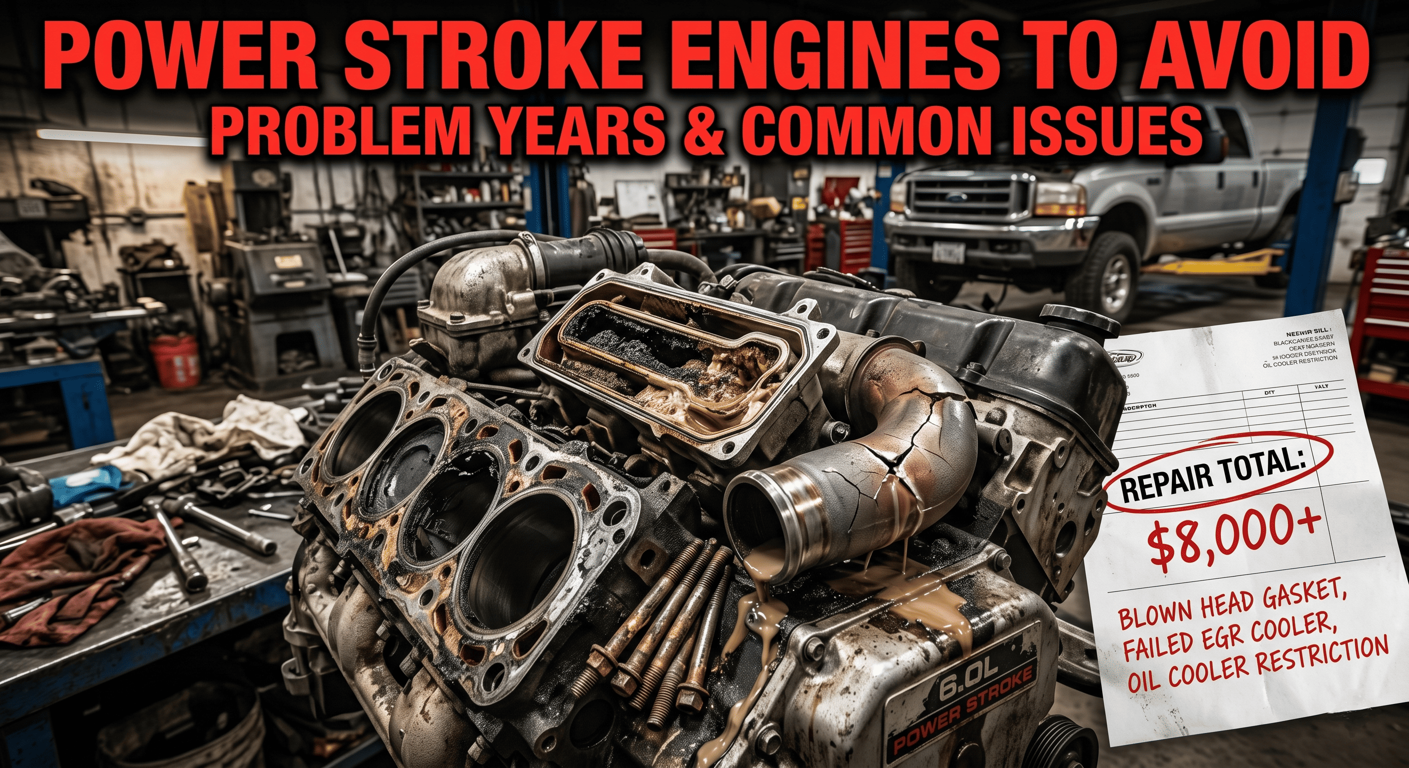 Ford Diesel Engines to Avoid: Problem Years, Common Issues